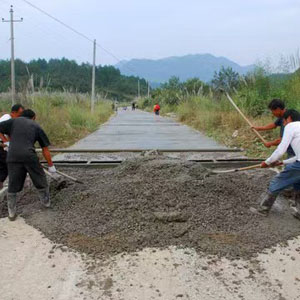 混凝土道路施工