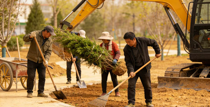 1场地整理、土方作业.jpg